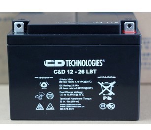 MPS 12-26A 大力神蓄电池 上海西恩迪蓄电池 12V26AH 免维护电池