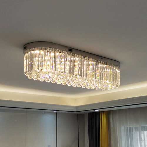 长方形走廊过道灯LED客厅餐厅入户水晶衣帽玄关门厅灯圆吸顶灯具