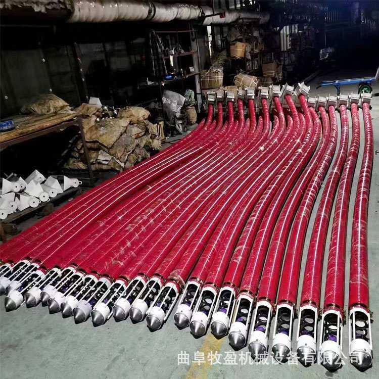 小麦稻谷家用小型软管抽粮机工地用沙子石灰水泥螺旋输送上料机