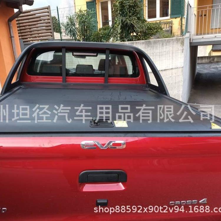 皮卡后斗卷帘保护盖带锁手动三挡启停适配江淮JACT8/T9悍途