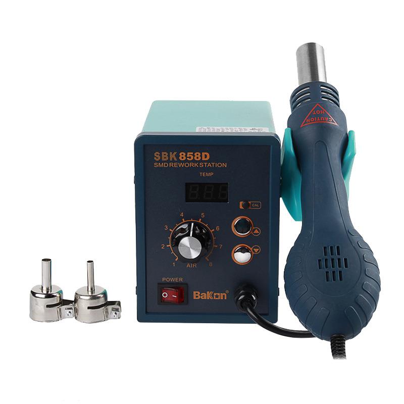 白光SBK858D热风枪858热风拆焊台恒温热风枪