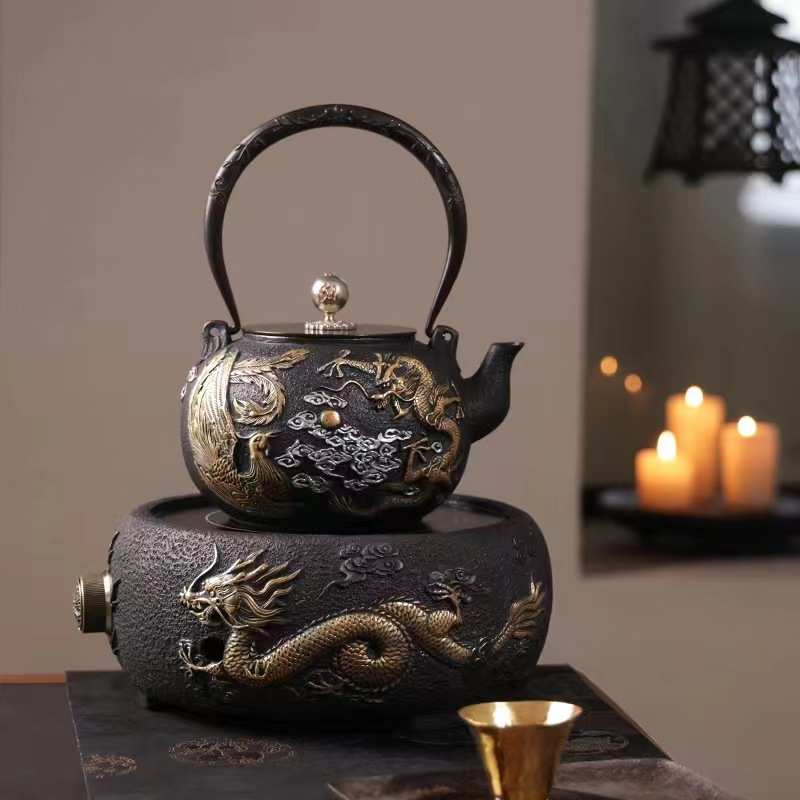 典工堂手工壶老铁壶套组铸铁壶南部生铁壶多款式铁茶壶无涂层