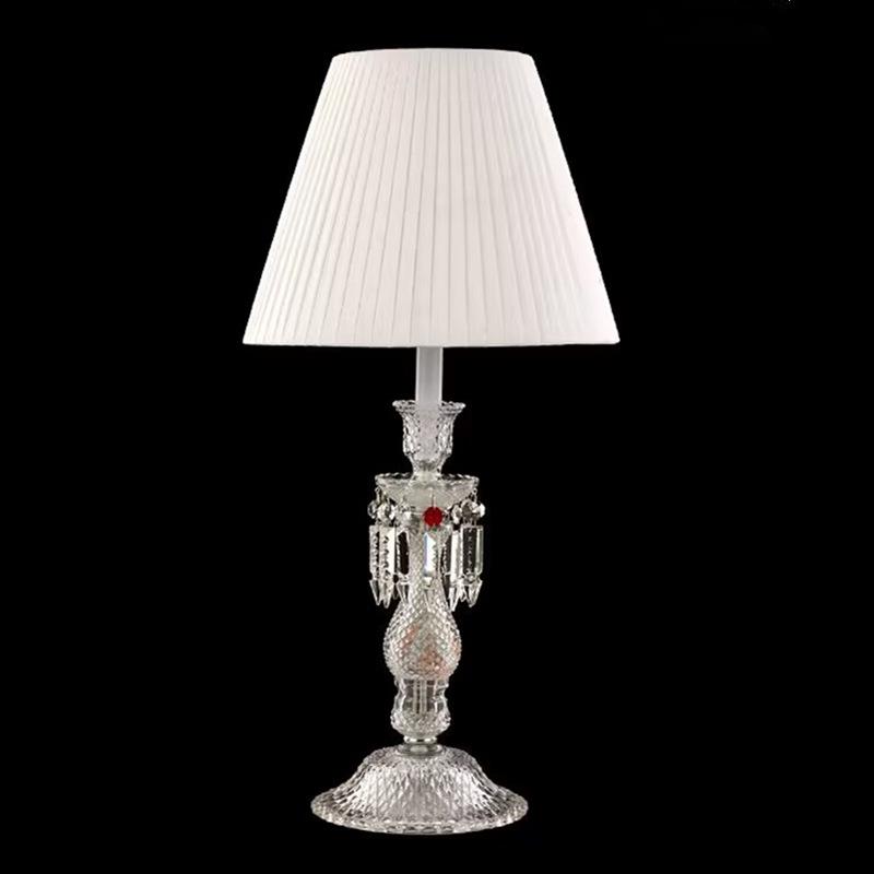 北欧水晶台灯床头书房卧室灯客厅大气现代简约落地灯装饰台灯创意