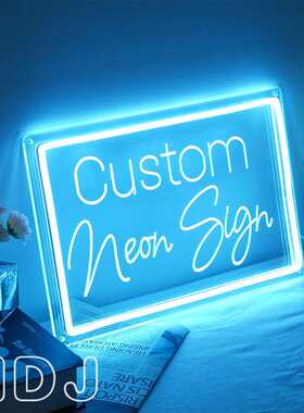 led霓虹灯招牌custom neon sign发光字雕刻亚克力板装饰灯跨境