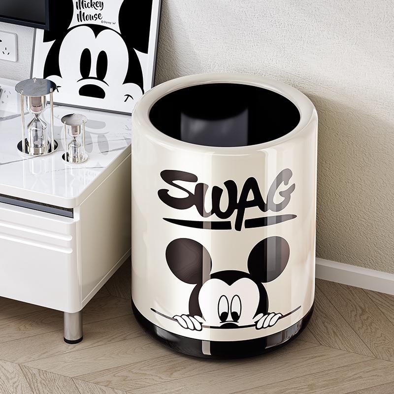 网红大容量2025厕所纸篓新款客厅卫生间垃圾桶家用带盖高颜值厨房