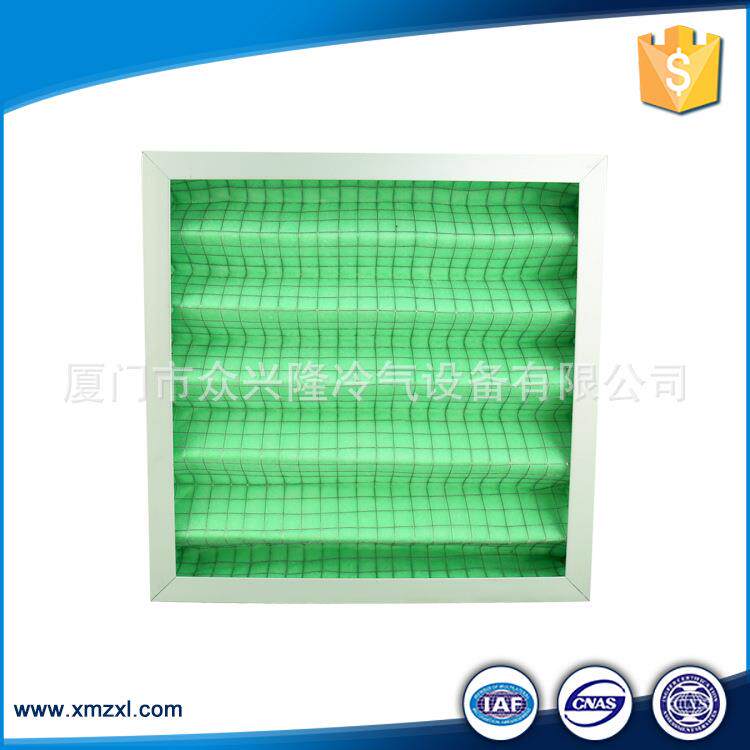 福建省晋江众兴隆厂家直销过滤器 G3G4折板式初效过滤器