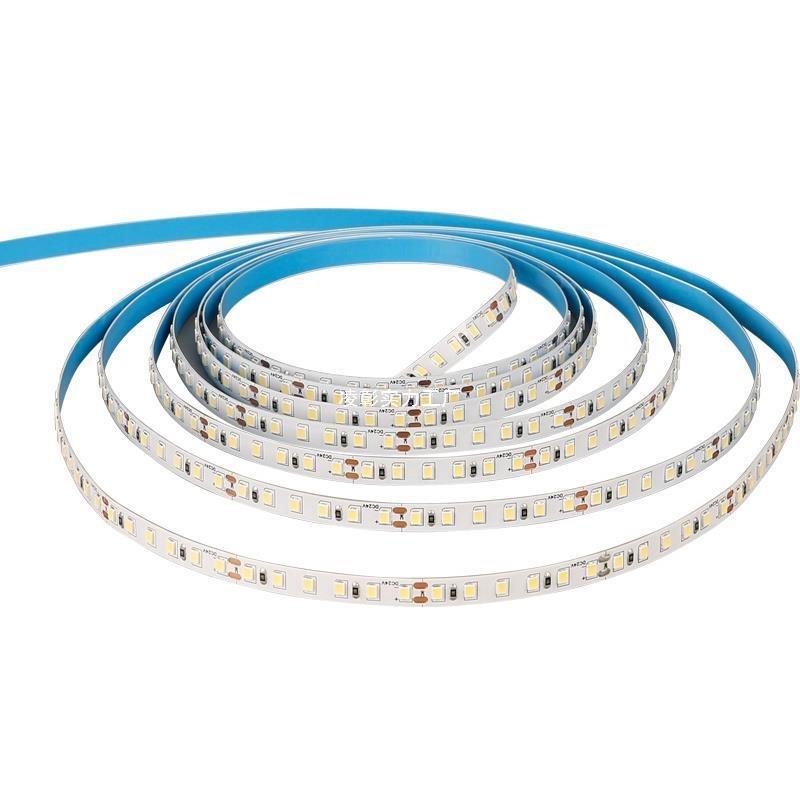 低压led灯带条自粘带24v灯带线120珠180珠240珠铝材槽双排线性灯