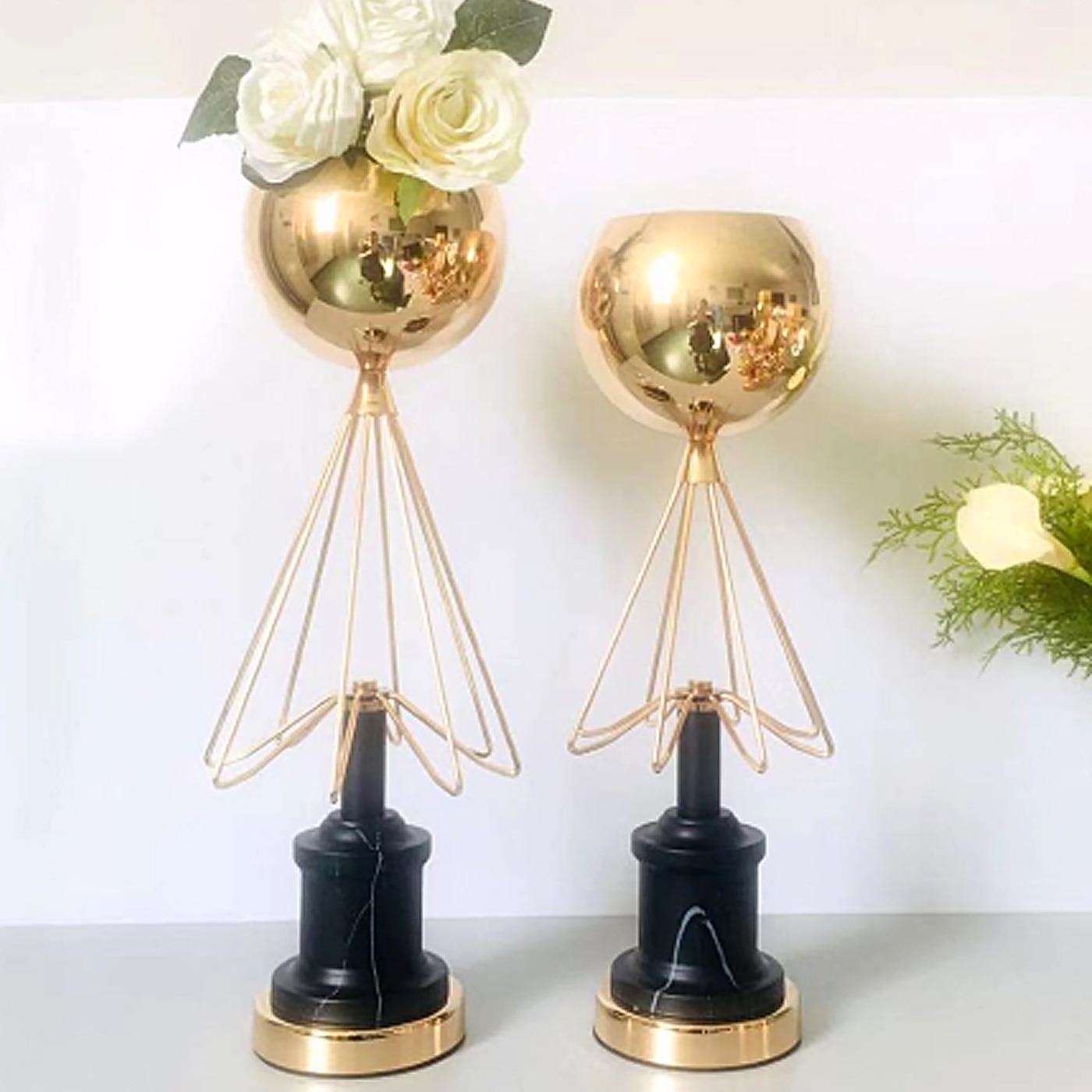 铁艺蜡烛台法国金家居装饰餐桌玄关摆件法式复古格调婚礼搭配道具