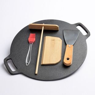 煎饼果子锅杂粮加厚家用锅烙饼锅商用摆摊工具煎饼锅平底锅手抓饼
