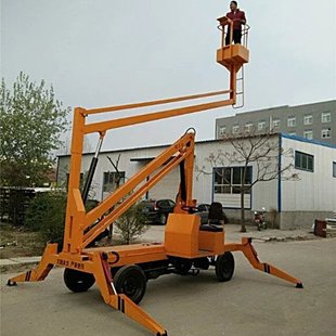 液压升降机旋转柴油折臂伸缩自行走高空作业平台厂家直销 曲臂式