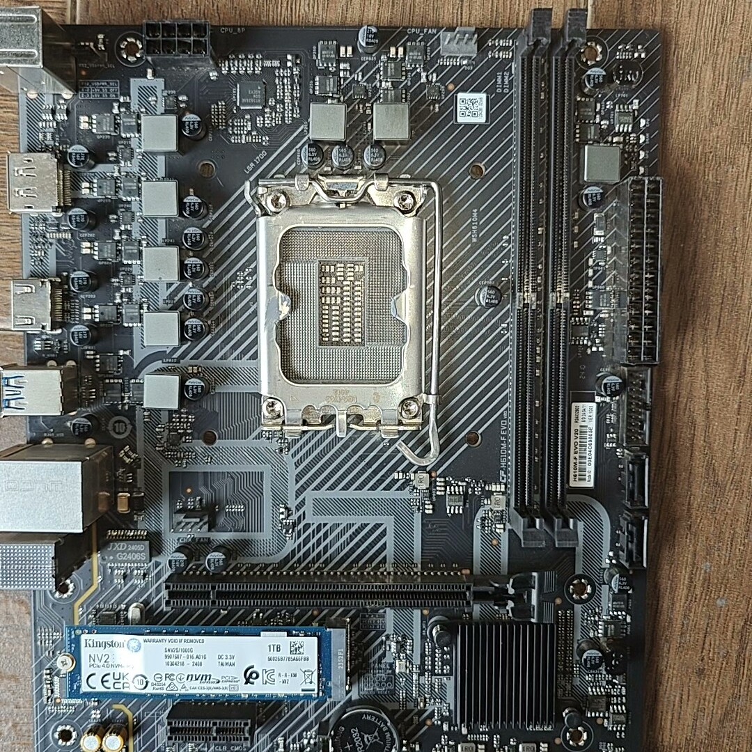 议价七彩虹H610M-E EVO V20主板，原装拆机件，型号H图片