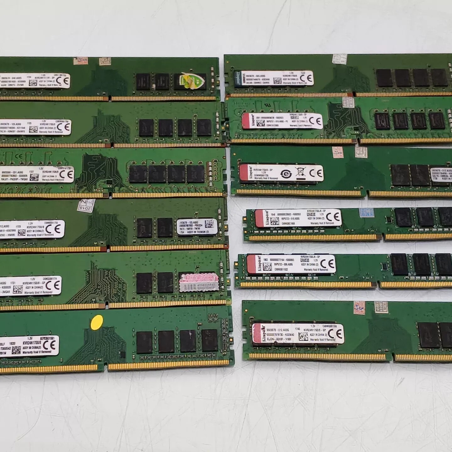 议价金士顿DDR4 8G内存条台式机内存条2400 原装拆机功能图片