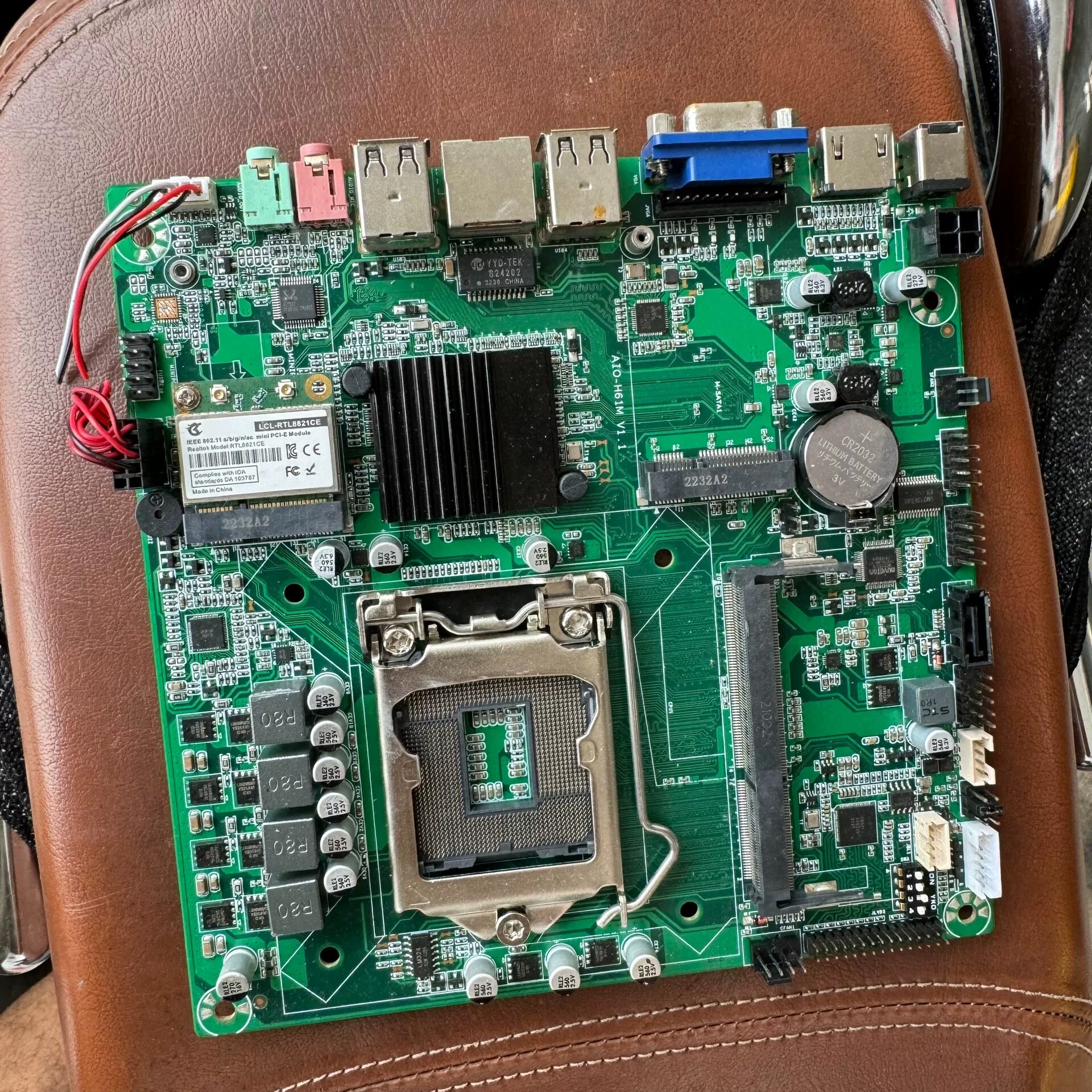 议价拆机 AIO-H61M V1.1 一体机主板 H61 主图片