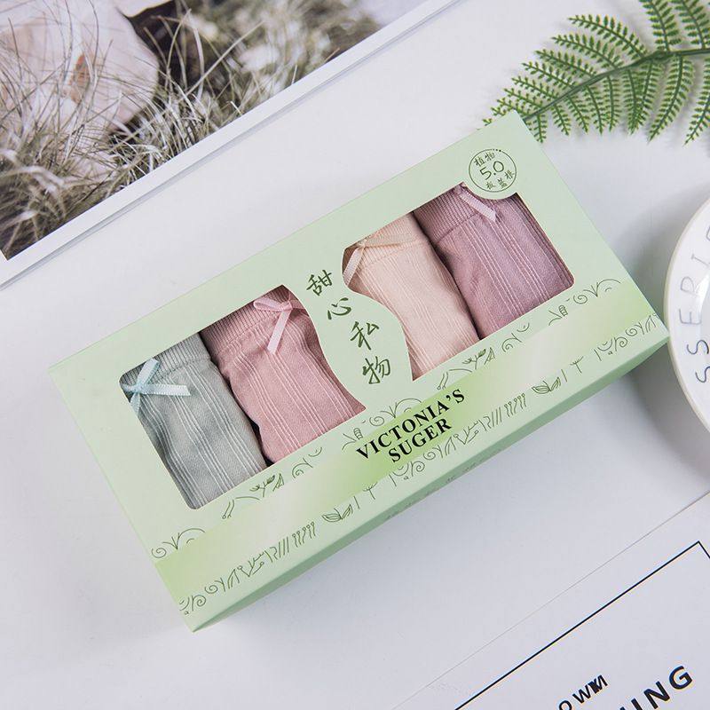 【4条盒装】日系5.0内裤无缝石墨烯透气中腰提臀女士三角裤,女士内衣/男士内衣/家居服,女三角裤,淘宝优惠券,粉丝福利购,淘宝优惠卷