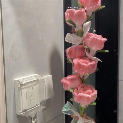 一米玫瑰花比糖葫芦甜手工DIY永生花扭扭棒情人节送女朋友礼物