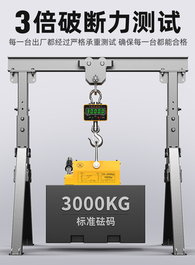 磁力吊永磁起重器工业强力吸盘磁铁沪工吊具600KG400kg1吨2吨T