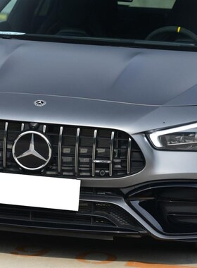 适用奔驰CLA45 AMG C118 2020+ 前杠前风Q刀风口空力套件风刀改装
