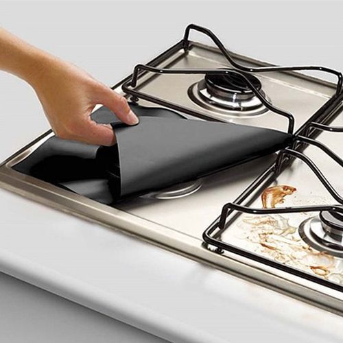 100PC Reusaible Gas Stove Cooker Protectors Cover/liner Clea