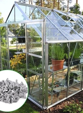 100 PCS Nuts and Bolts Set Square Head Bolts PHex Nuts Repai