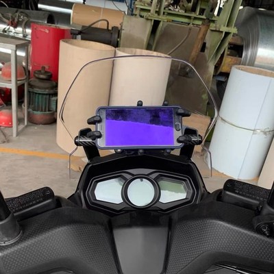 适用光阳RKS150/Racing X150改装多功能扩展S支架横杆导航手机支