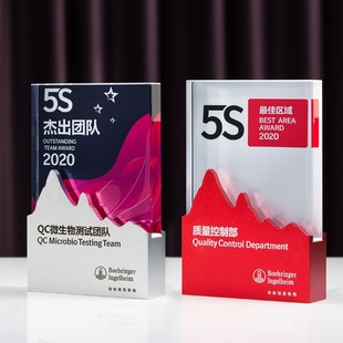 实木质水晶奖杯定制n做金属创意儿童刻字比赛颁奖纪念品奖牌授年