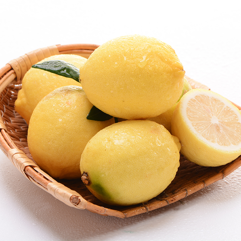 重庆万州黄柠檬3斤皮薄多汁
