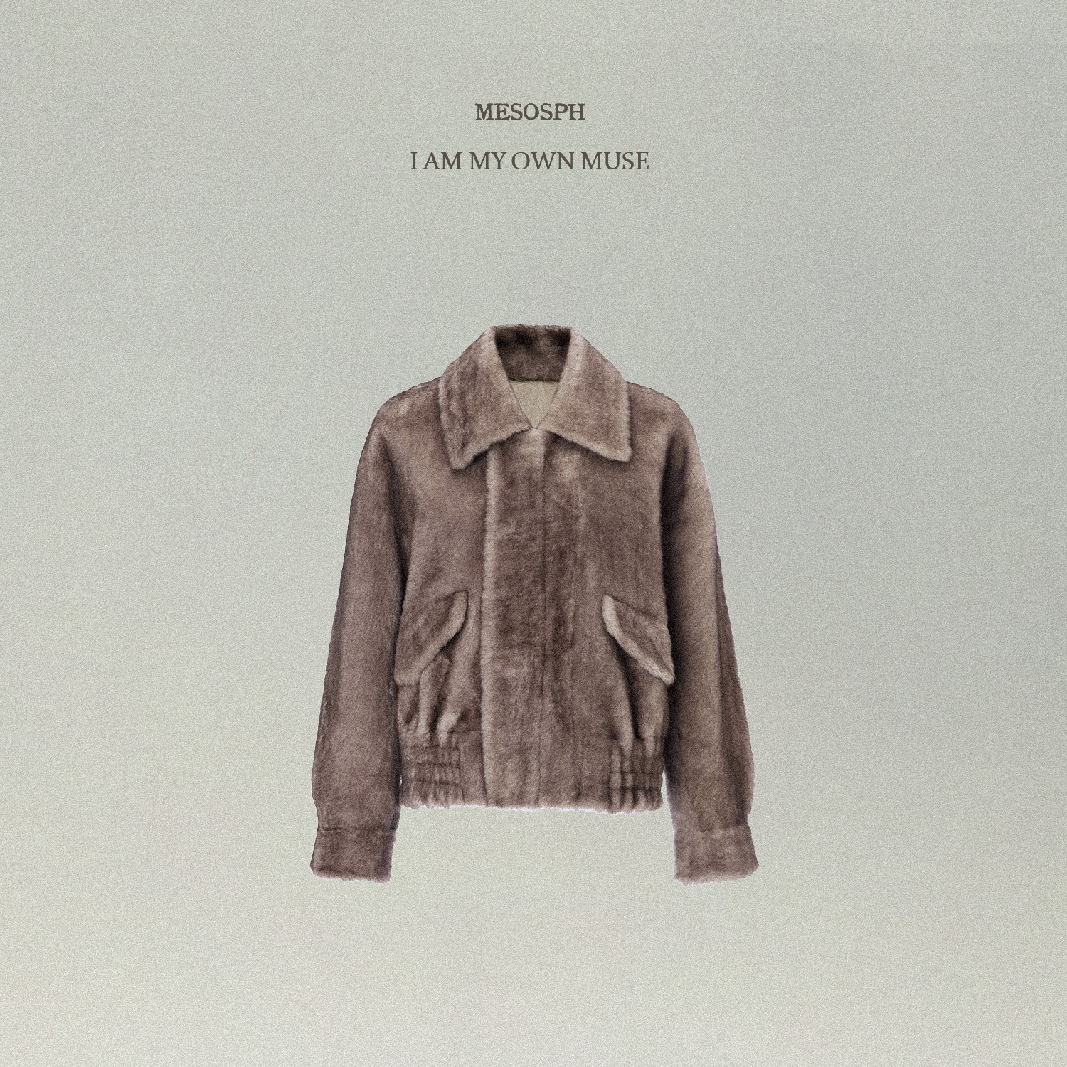 mesosph澳大利亚高山区美丽诺羔羊皮草一体擦色仿紫貂感皮草外套