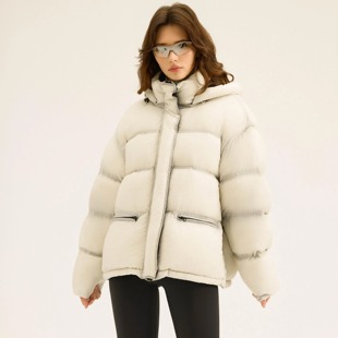 看得见的羽绒/重磅300克透明薄雾工艺无胆直冲90鸭绒羽绒服