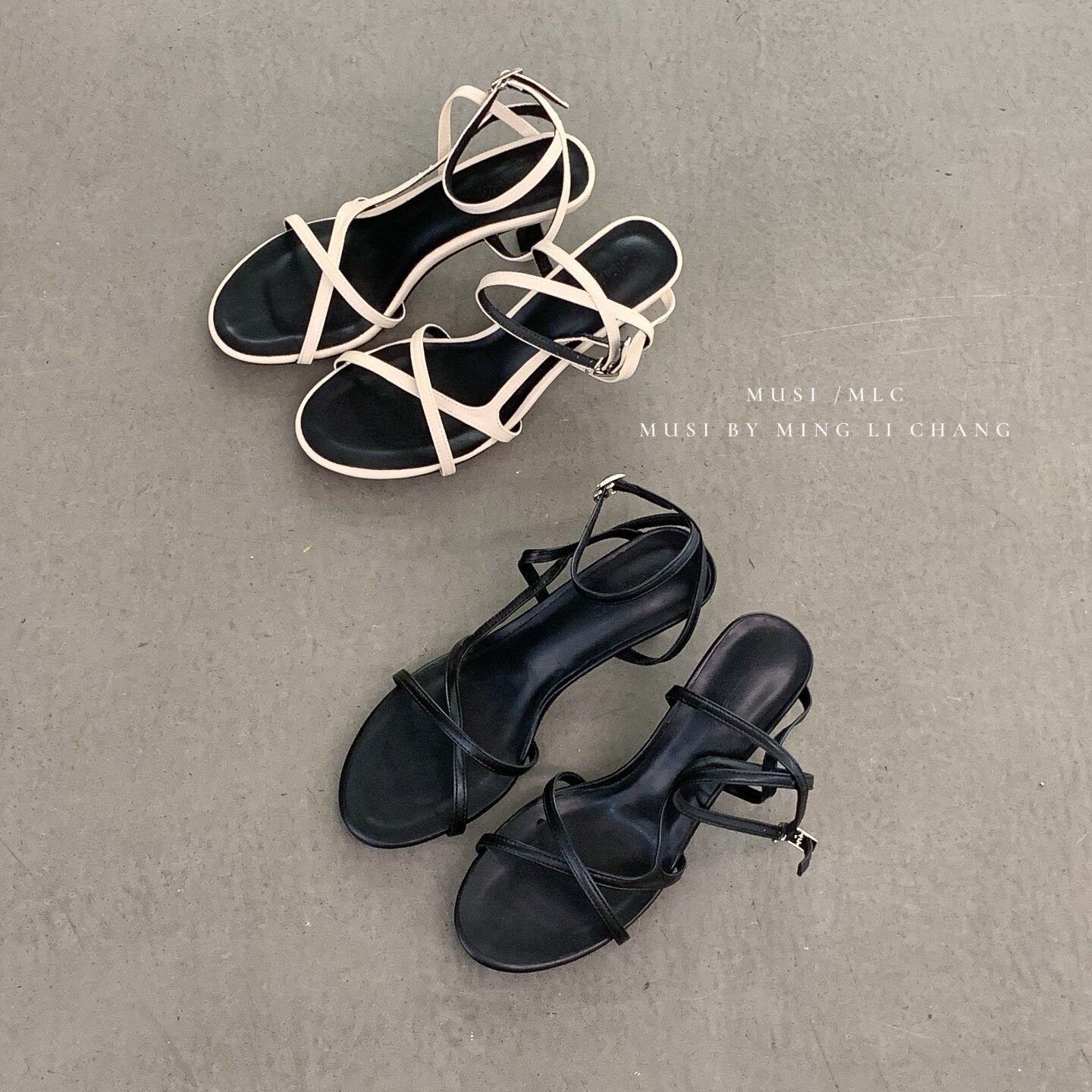MUSIBYLC韩式细带露趾