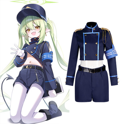 蔚蓝档案cos服 碧蓝档案铁道双子学院服游戏服coplay表演服万圣节