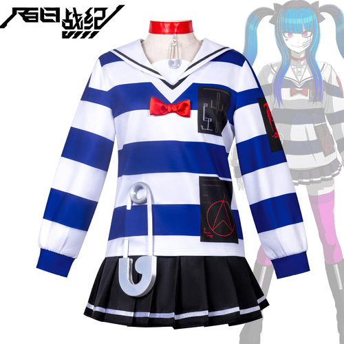 百日战纪cos服最终防卫学园雾藤希饴宫怠美cosplay二次元舞台表演