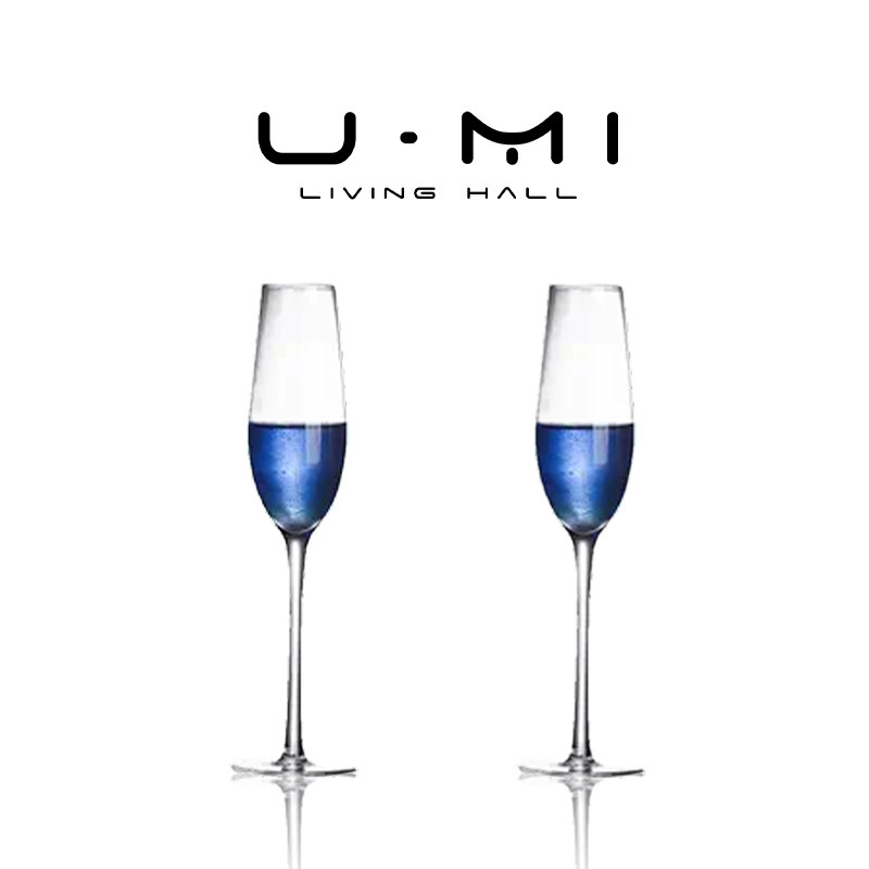 U Mi LIVING&middot;浪漫|酒具法国香槟杯水晶玻璃个性洋酒红酒鸡尾酒杯