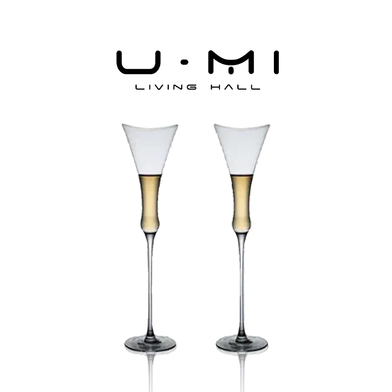 U Mi LIVING·湿云|酒具中古酒杯水晶玻璃高脚杯子香槟杯鸡尾酒杯