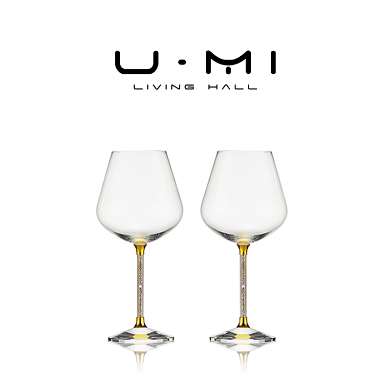 U Mi LIVING · 微风 | 家用高颜值勃艮第红酒杯欧式轻奢水晶玻璃
