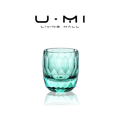U Mi LIVING  ·  湖光  |  杯具手工雕刻钻石面K9水晶玻璃杯家用