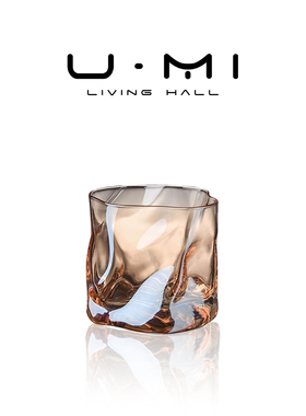 U Mi LIVING·扭纹 | 酒具洋酒杯威士忌高档北欧极简玻璃杯耐高温