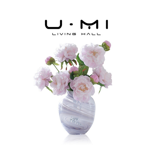 U Mi LIVING · 紫幽 | 花瓶紫色艺术感花瓶摆件餐桌法式插花器