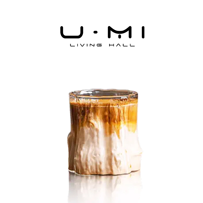 U Mi LIVING·垂纹 | 杯具咖啡杯澳白杯简约复古耐高温透明玻璃杯