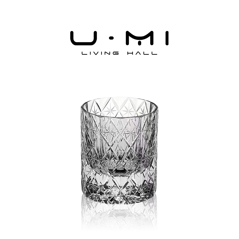 U Mi LIVING · 星辰 | 威士忌杯轻奢浮雕手工雕刻K9水晶杯洋酒杯
