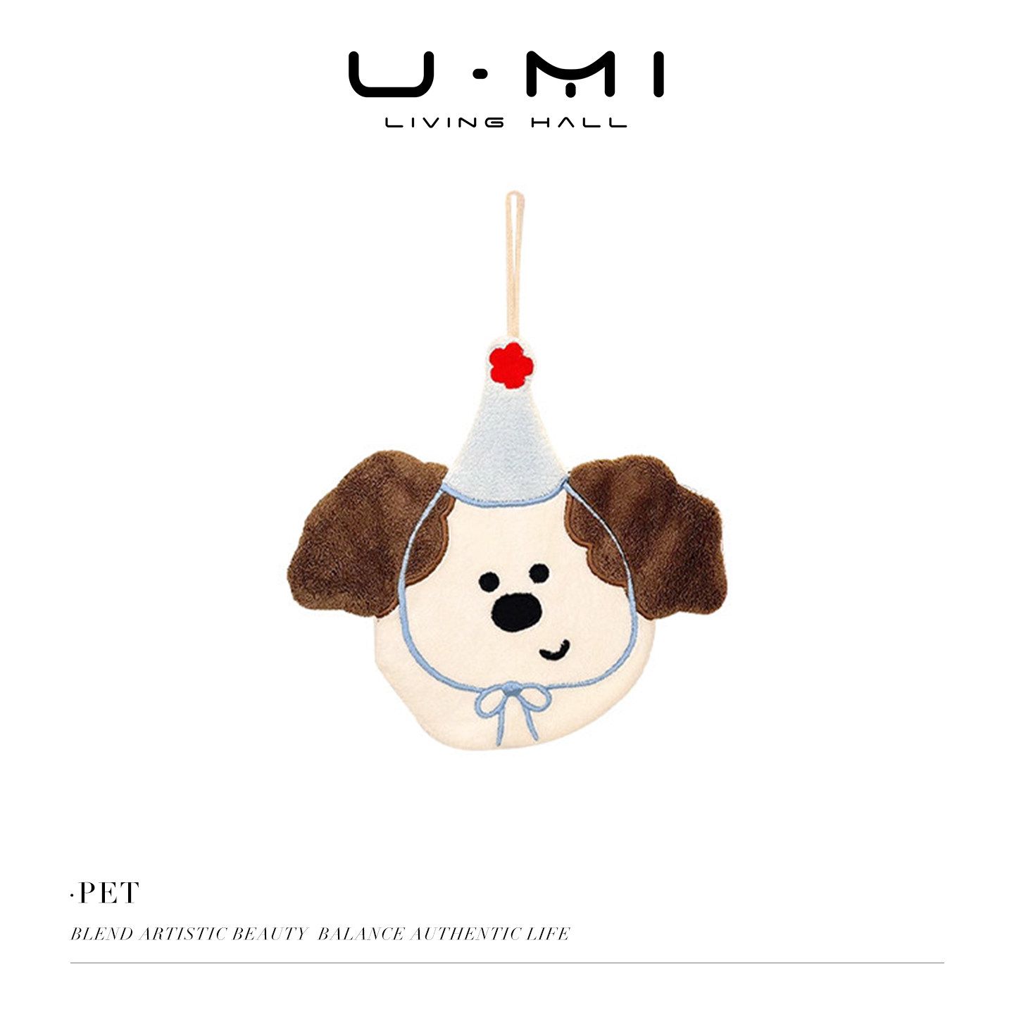 U Mi LIVING · 趣盎 | 擦手巾珊瑚绒挂式吸水可爱风厨房毛巾手帕