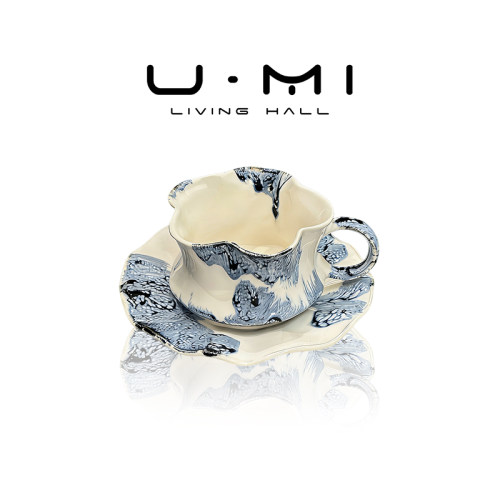 U Mi LIVING · 水墨 | 咖啡杯碟水墨套装喝咖啡泡下午茶复古精致