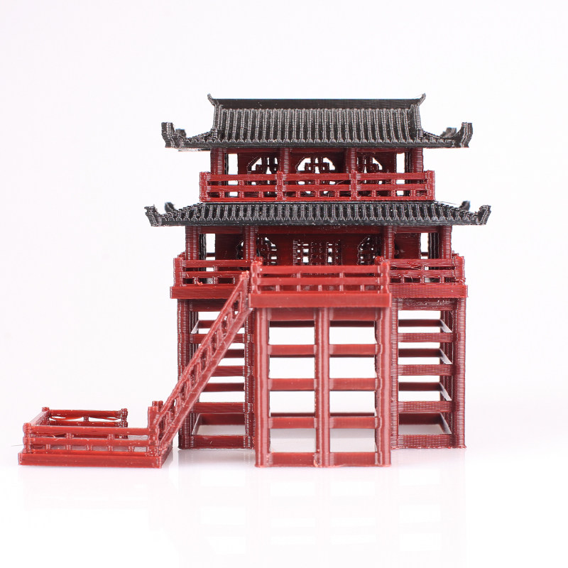 两层吊脚楼造景小摆件古建筑模型书房假山水陆缸鱼缸庭院盆景素材,家居饰品,户外/庭院摆件,淘宝优惠券,粉丝福利购,淘宝优惠卷