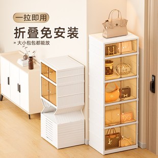 柜子入户装 门后包包收纳展示柜专门放包 皮包神器高级置物架家用