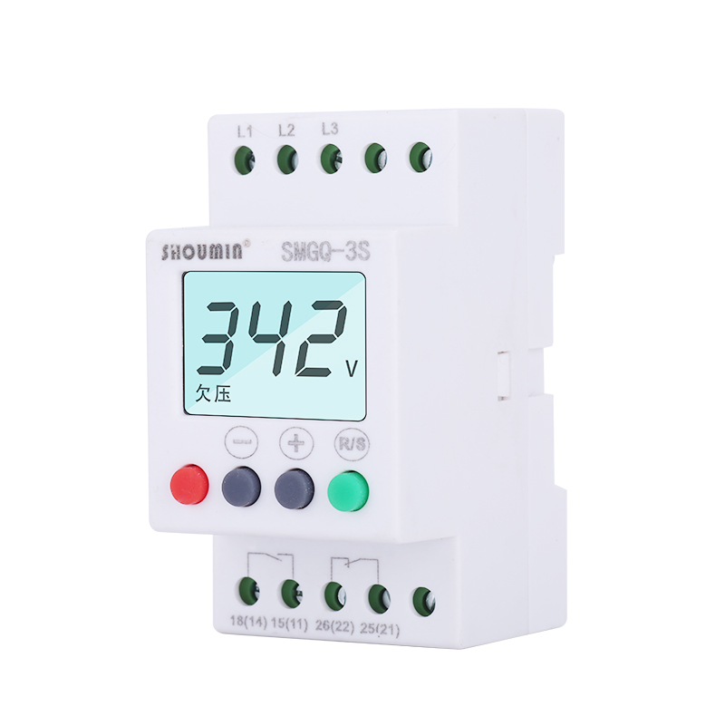 液晶显示三相电源过压欠压缺相错相断相保护器电梯相序保护继电器