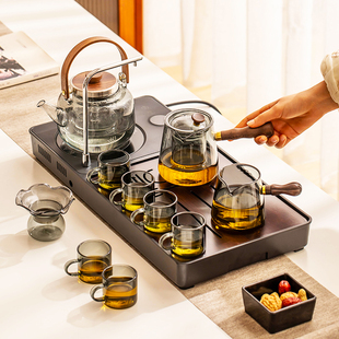 高档小型泡茶台 煮茶烧水壶一体茶盘全自动电陶炉家用功夫茶具套装