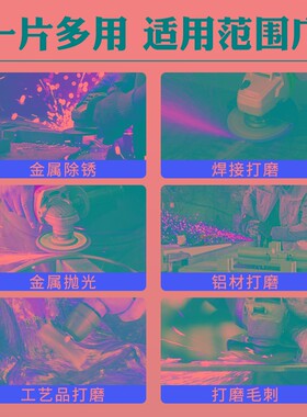 金象百叶片角磨机打磨抛光片金属不锈钢木材磨片平面纱布百叶轮