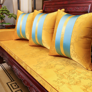 新中红式木沙发垫套古典家具坐垫布艺实木椅防滑罗汉床垫子五件套