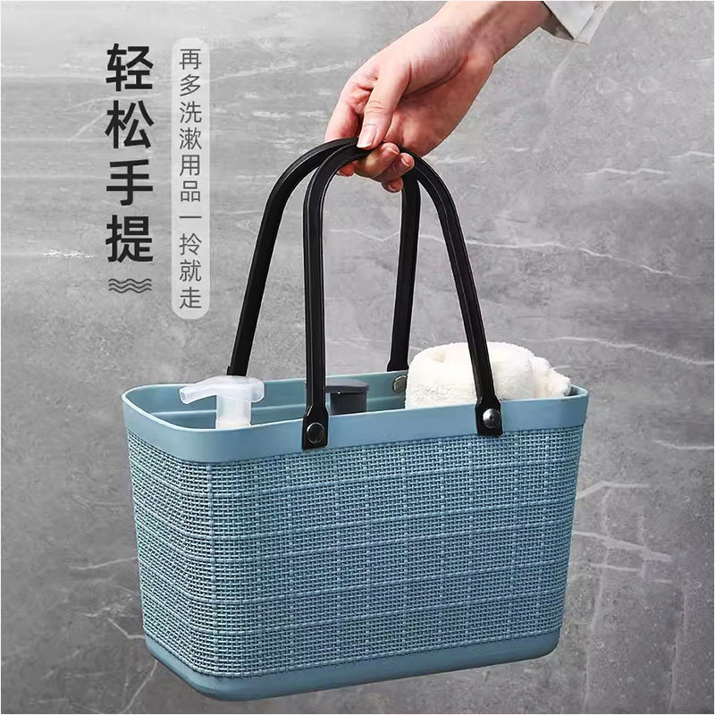 澡堂洗澡拎篮洗浴拎兜专图片
