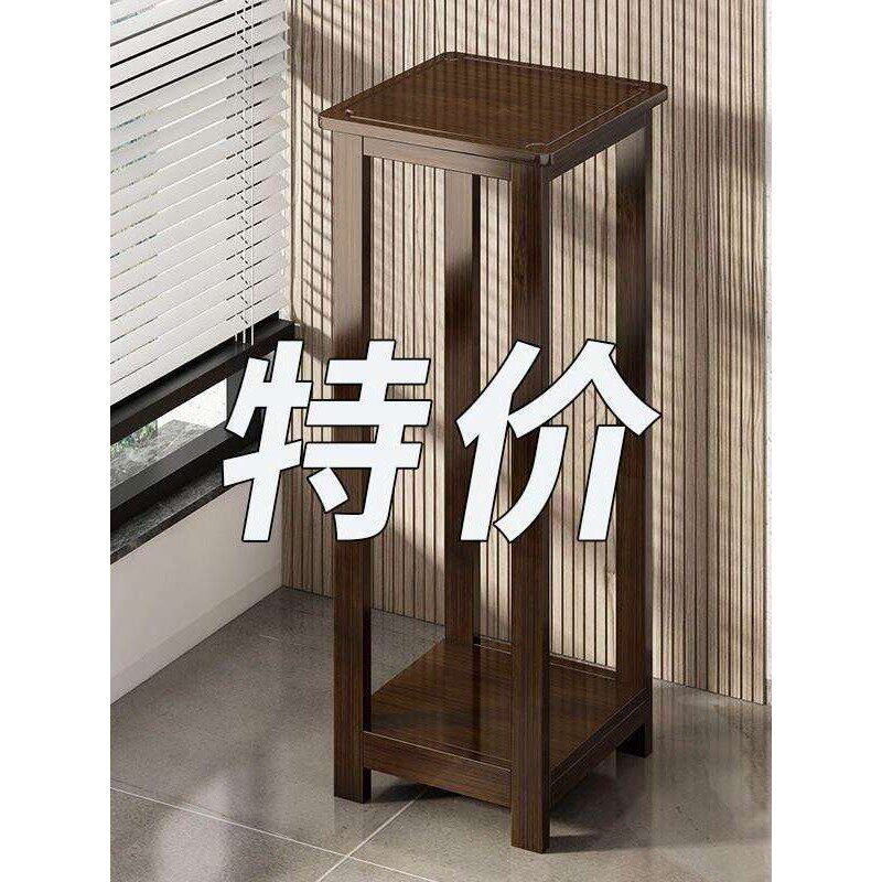 客厅电视柜两边摆设花架