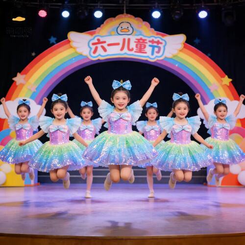 六一儿童节蓬蓬裙演出服